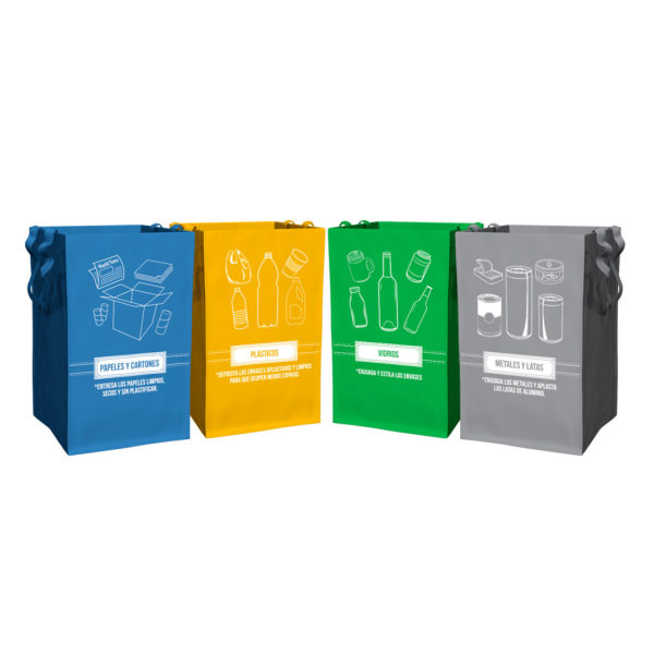 Kit de Reciclaje 4 Bolsas - Triwen, tienda de productos ecológicos en todo  Chile.